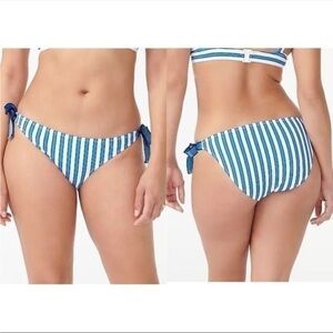 J. Crew | Surf Hipster Bikini Bottom Cabana Stripe Blue White New Plus 3X NWT
